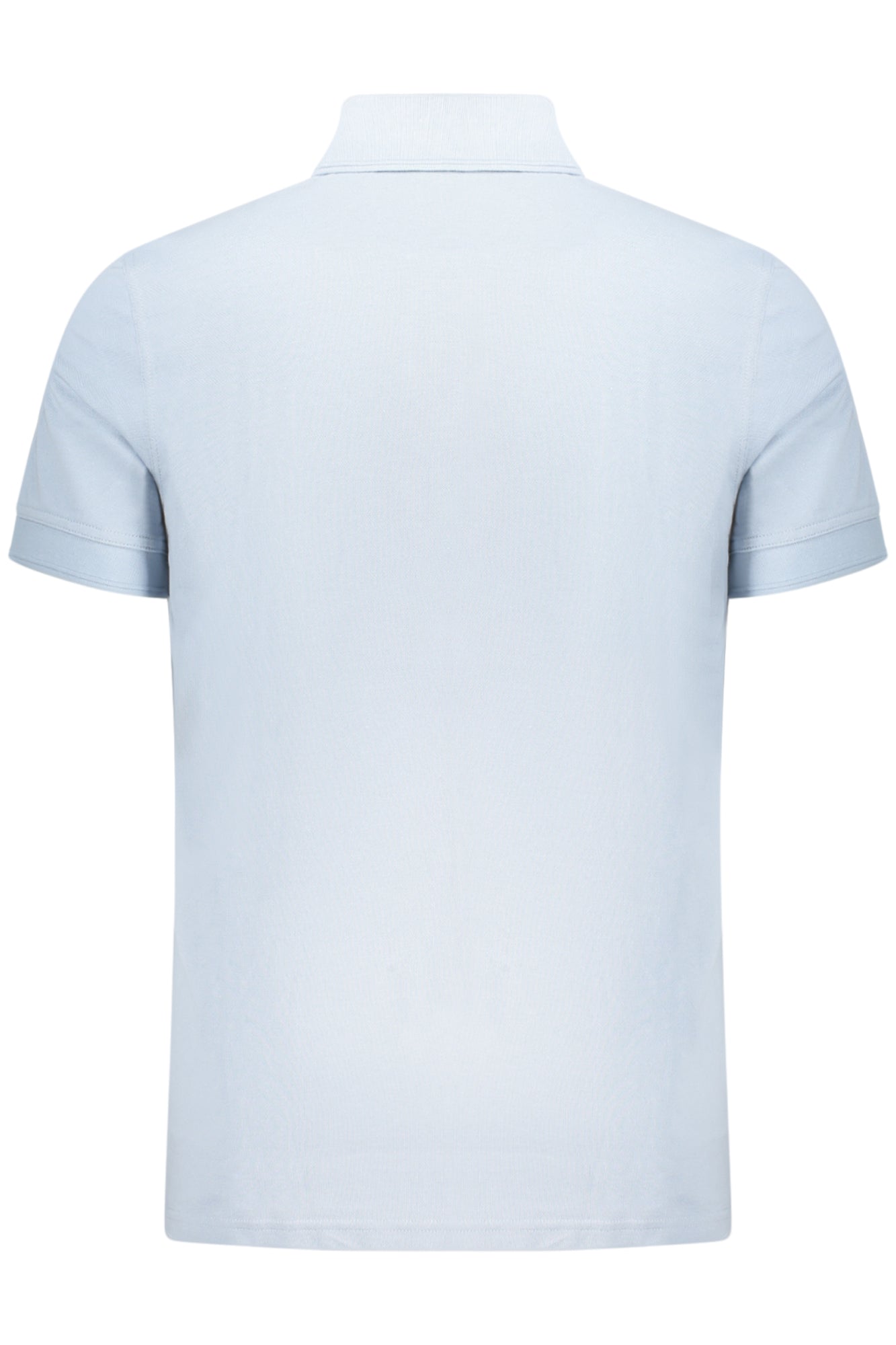 BOSS POLO MANICHE CORTE UOMO AZZURRO