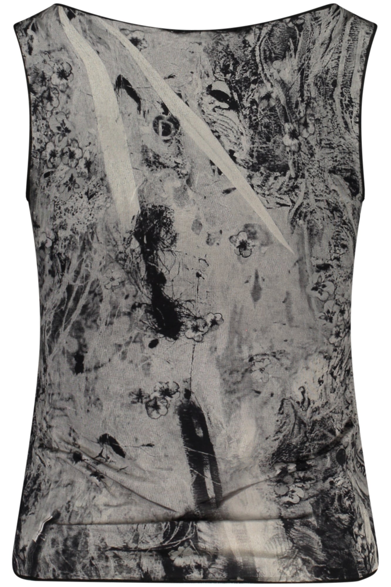 DESIGUAL CANOTTA DONNA NERO
