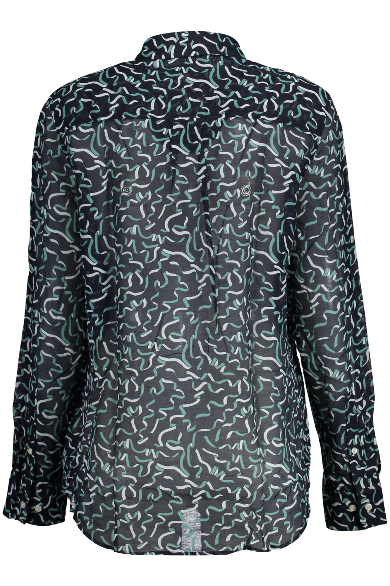 GANT CAMICIA MANICHE LUNGHE DONNA BLU