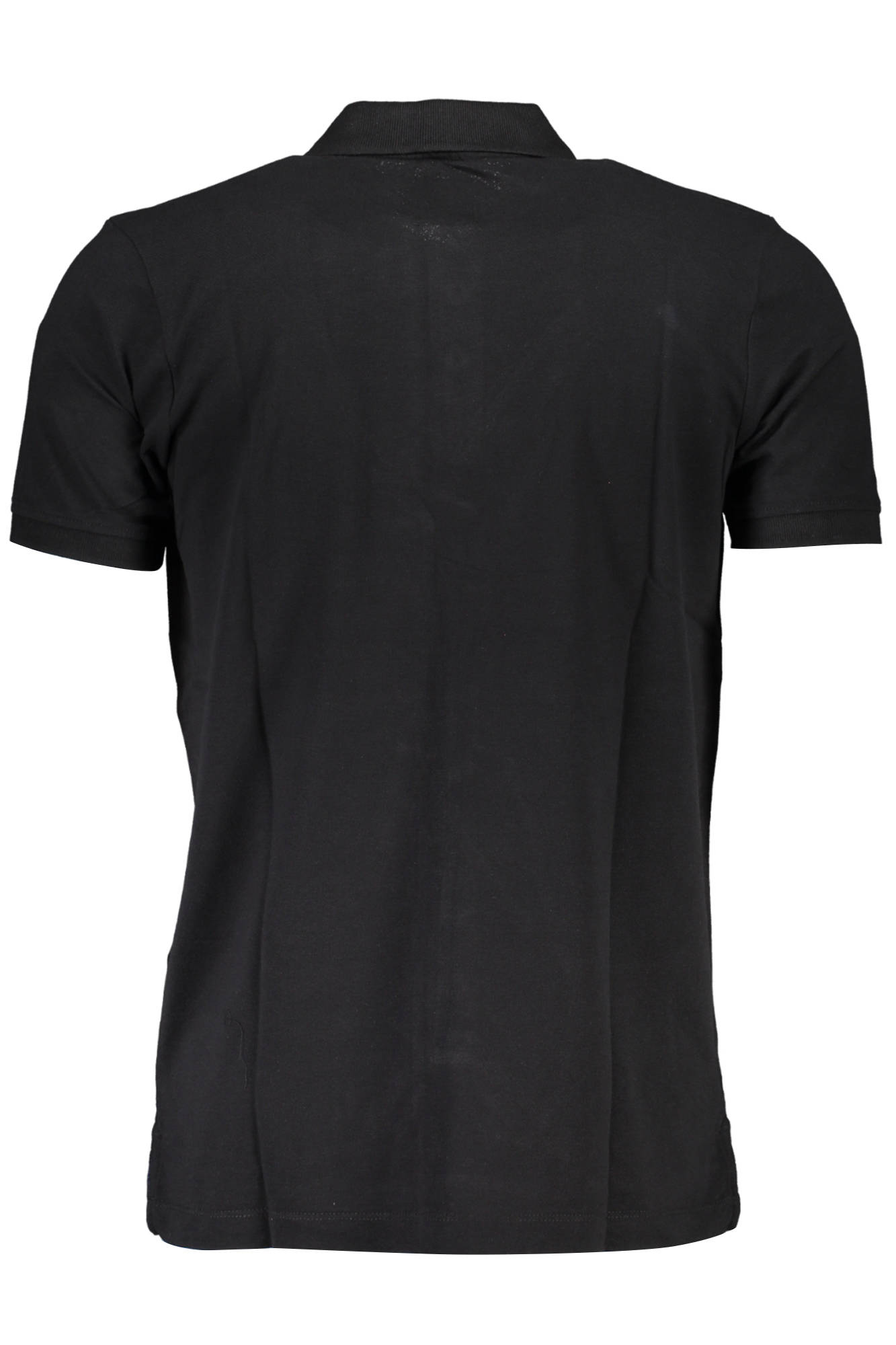 GIAN MARCO VENTURI POLO MANICHE CORTE UOMO NERO