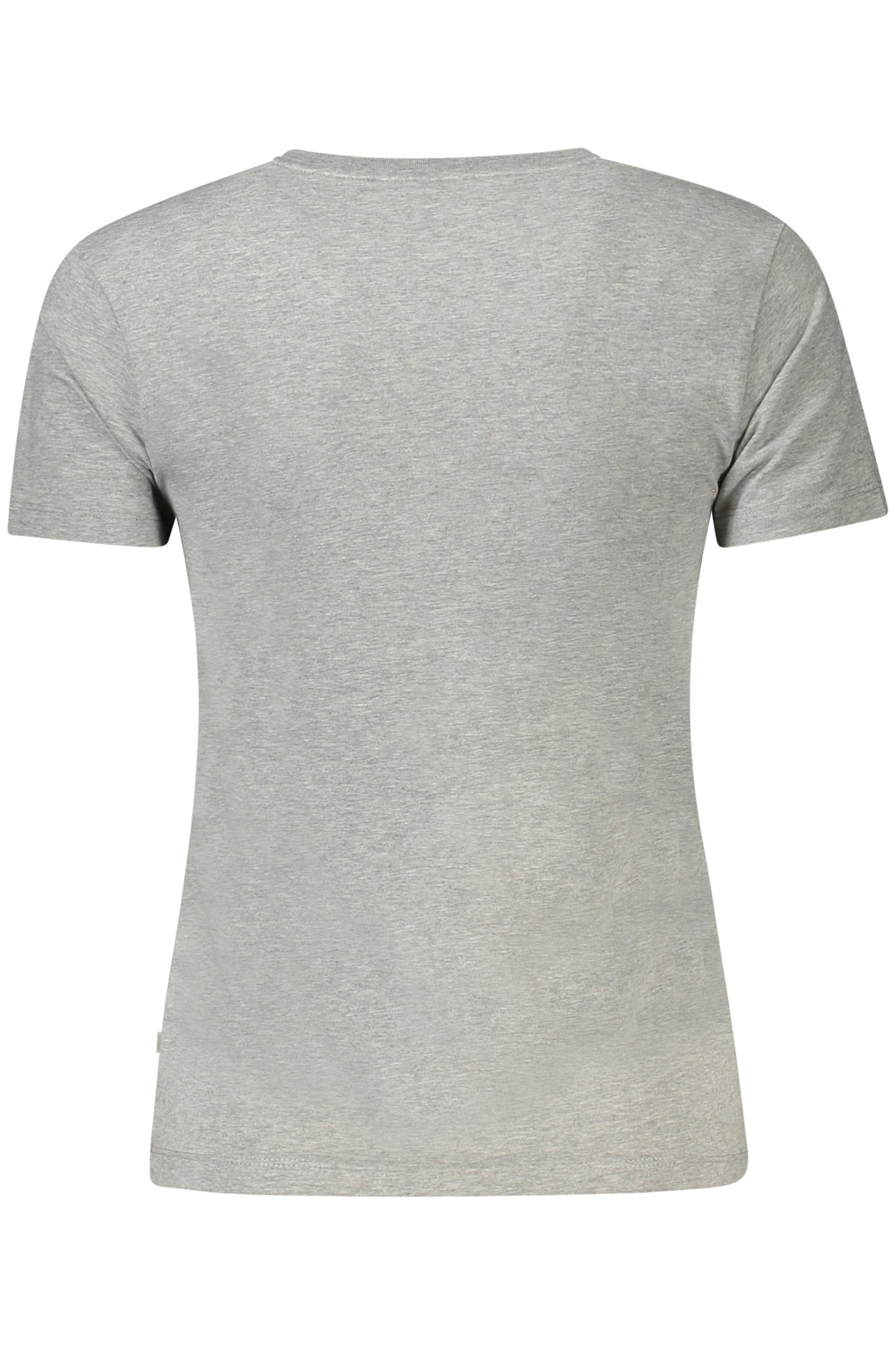GUESS JEANS T-SHIRT MANICHE CORTE DONNA GRIGIO