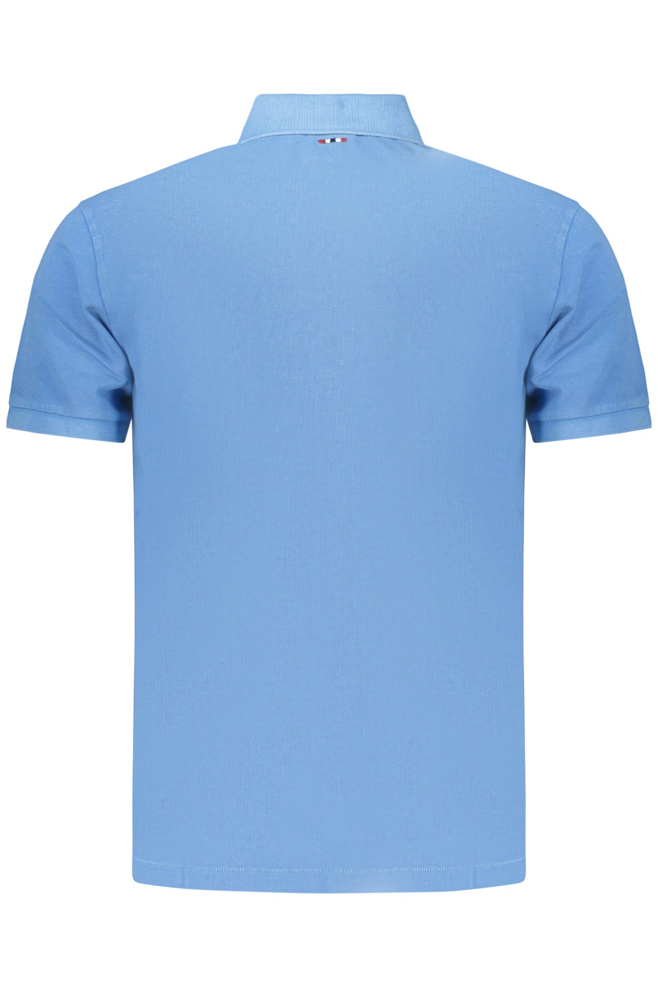 NAPAPIJRI POLO MANICHE CORTE UOMO AZZURRO