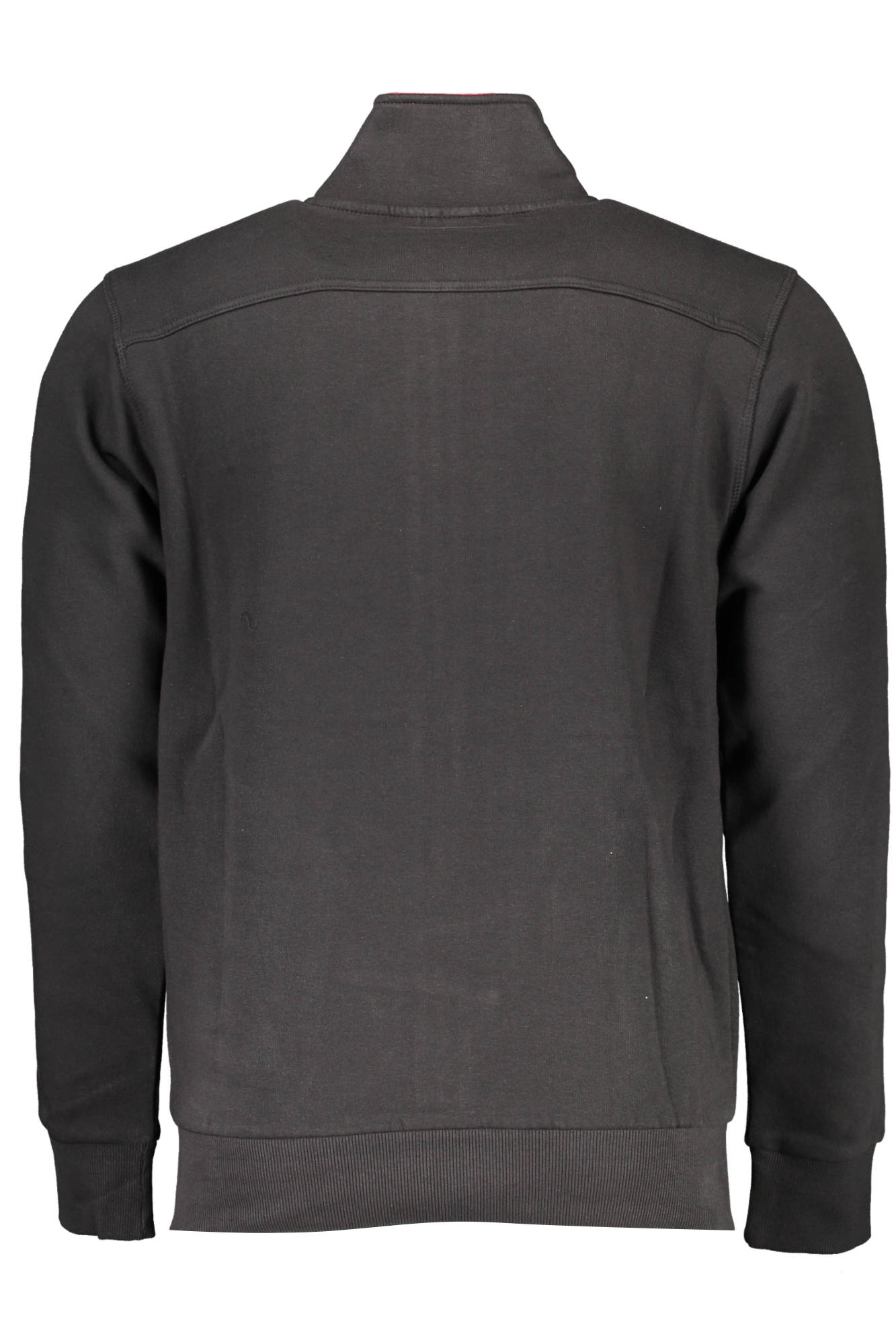 U.S. GRAND FELPA CON ZIP UOMO NERO