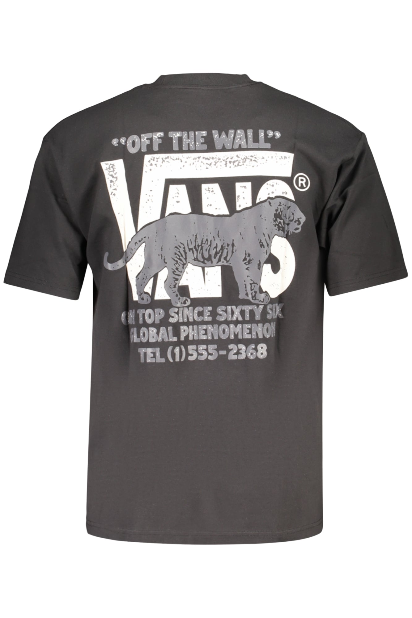 VANS T-SHIRT MANICHE CORTE UOMO NERO