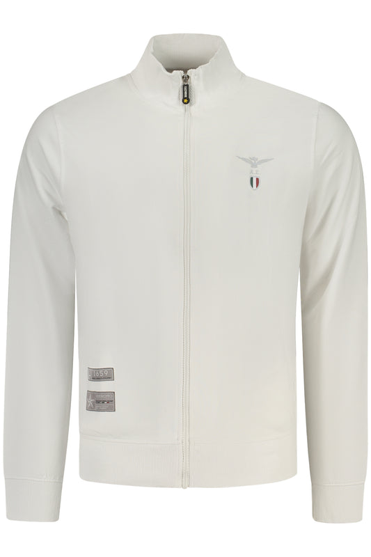 ACCADEMIA MILITARE FELPA CON ZIP UOMO BIANCO