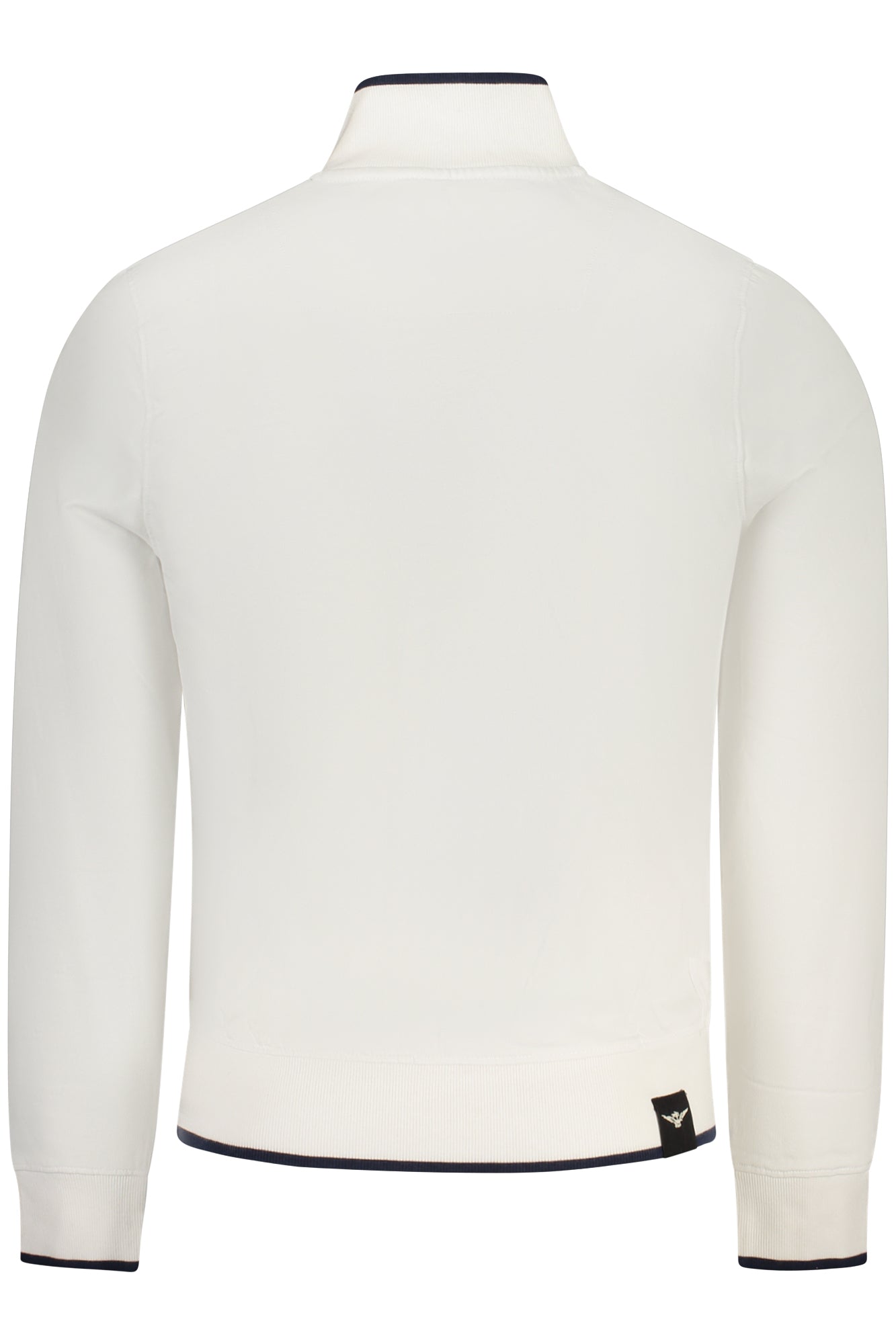 ACCADEMIA MILITARE FELPA CON ZIP UOMO BIANCO