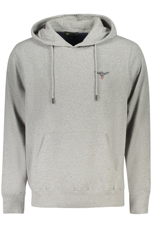 ACCADEMIA MILITARE FELPA CON ZIP UOMO GRIGIO