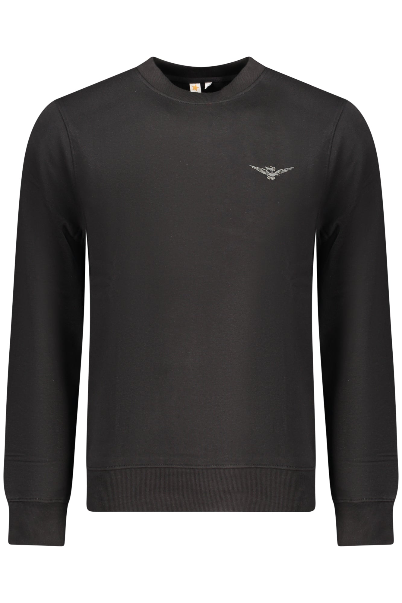ACCADEMIA MILITARE FELPA SENZA ZIP UOMO NERO