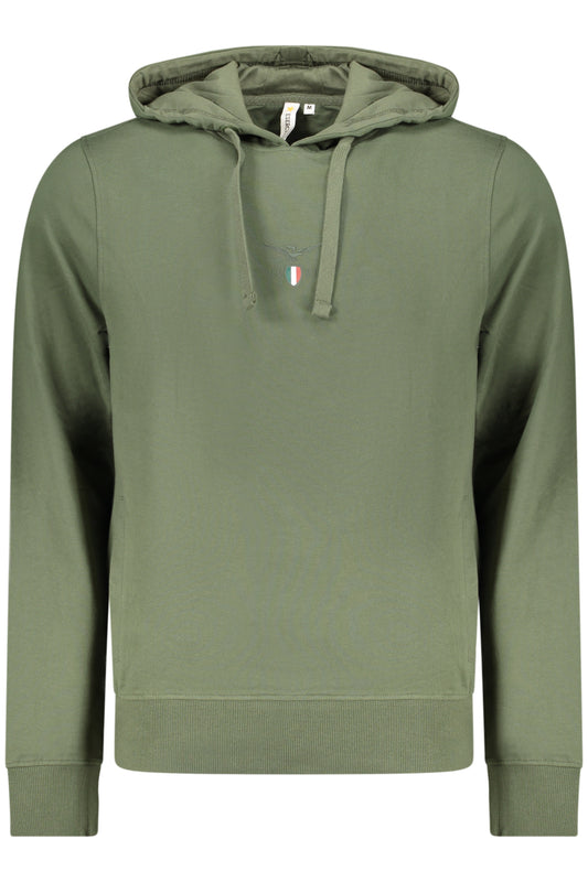 ACCADEMIA MILITARE FELPA SENZA ZIP UOMO VERDE