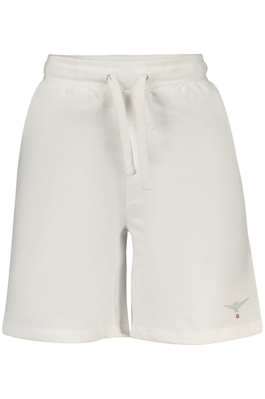 ACCADEMIA MILITARE PANTALONE TUTA CORTO UOMO BIANCO