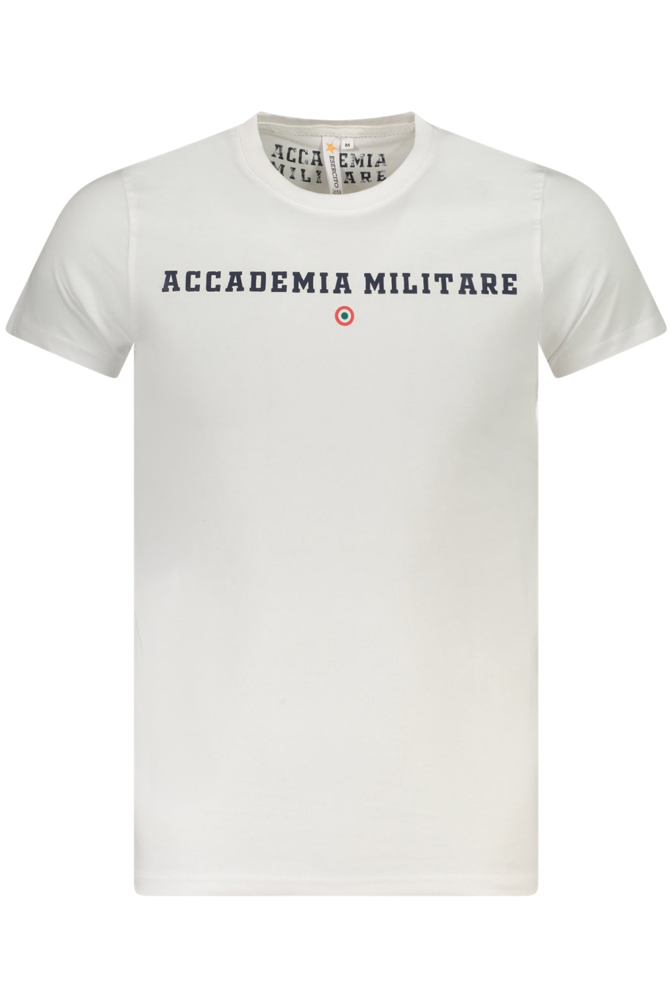 ACCADEMIA MILITARE T-SHIRT MANICHE CORTE UOMO BIANCO