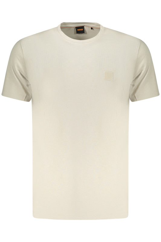 BOSS T-SHIRT MANICHE CORTE UOMO BEIGE
