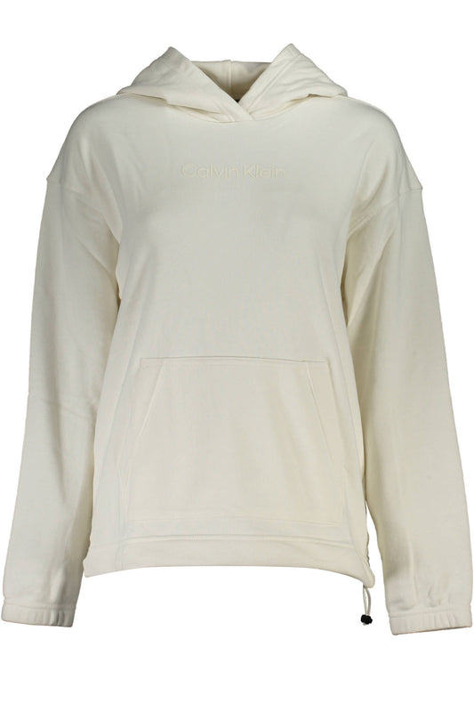CALVIN KLEIN FELPA SENZA ZIP DONNA BIANCO