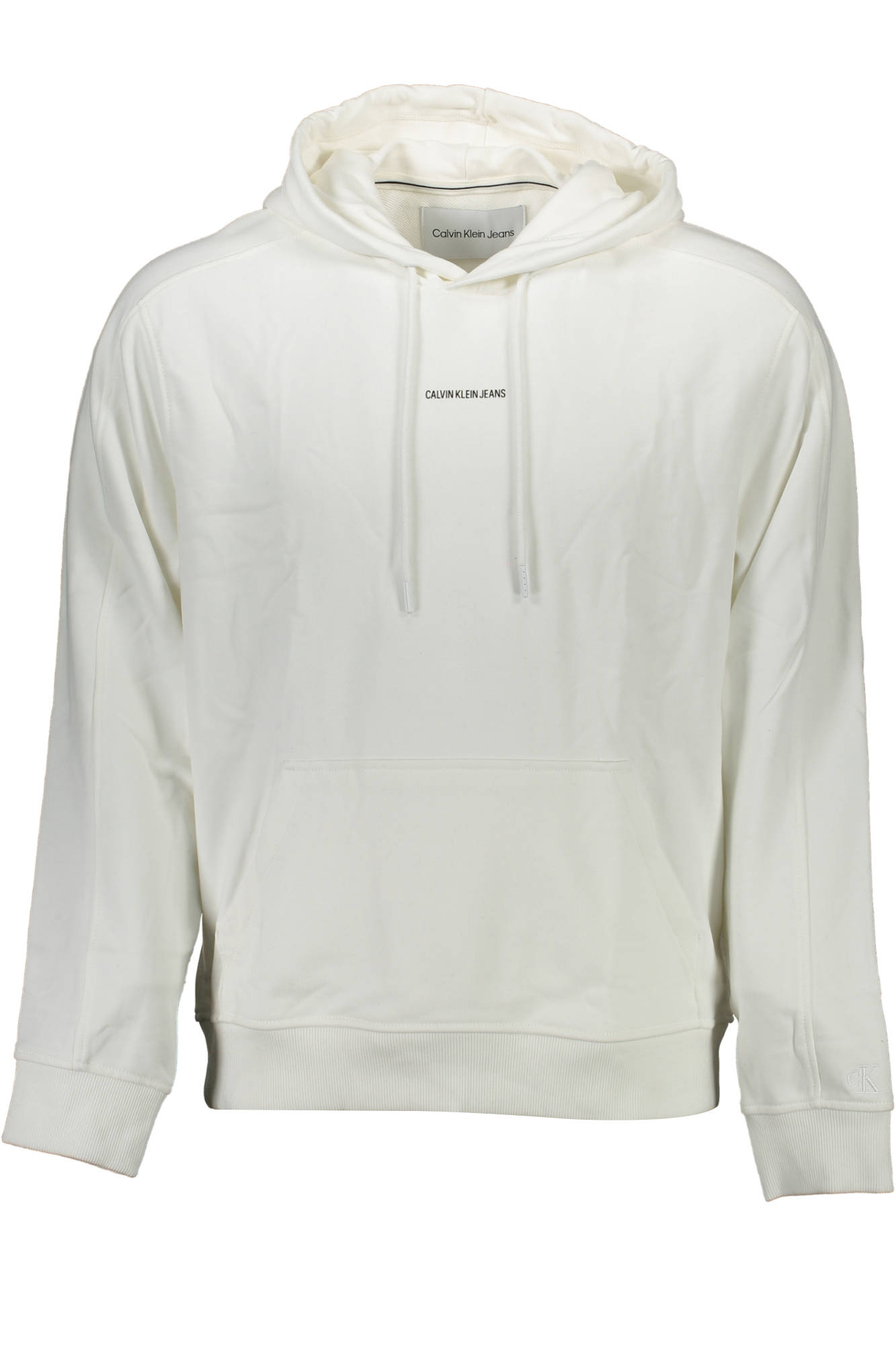 CALVIN KLEIN FELPA SENZA ZIP UOMO BIANCO