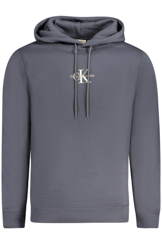 CALVIN KLEIN FELPA SENZA ZIP UOMO BLU