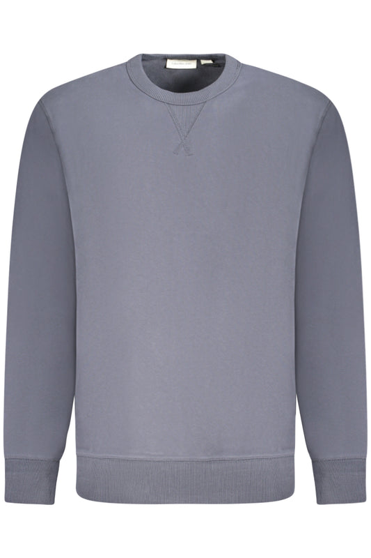 CALVIN KLEIN FELPA SENZA ZIP UOMO BLU