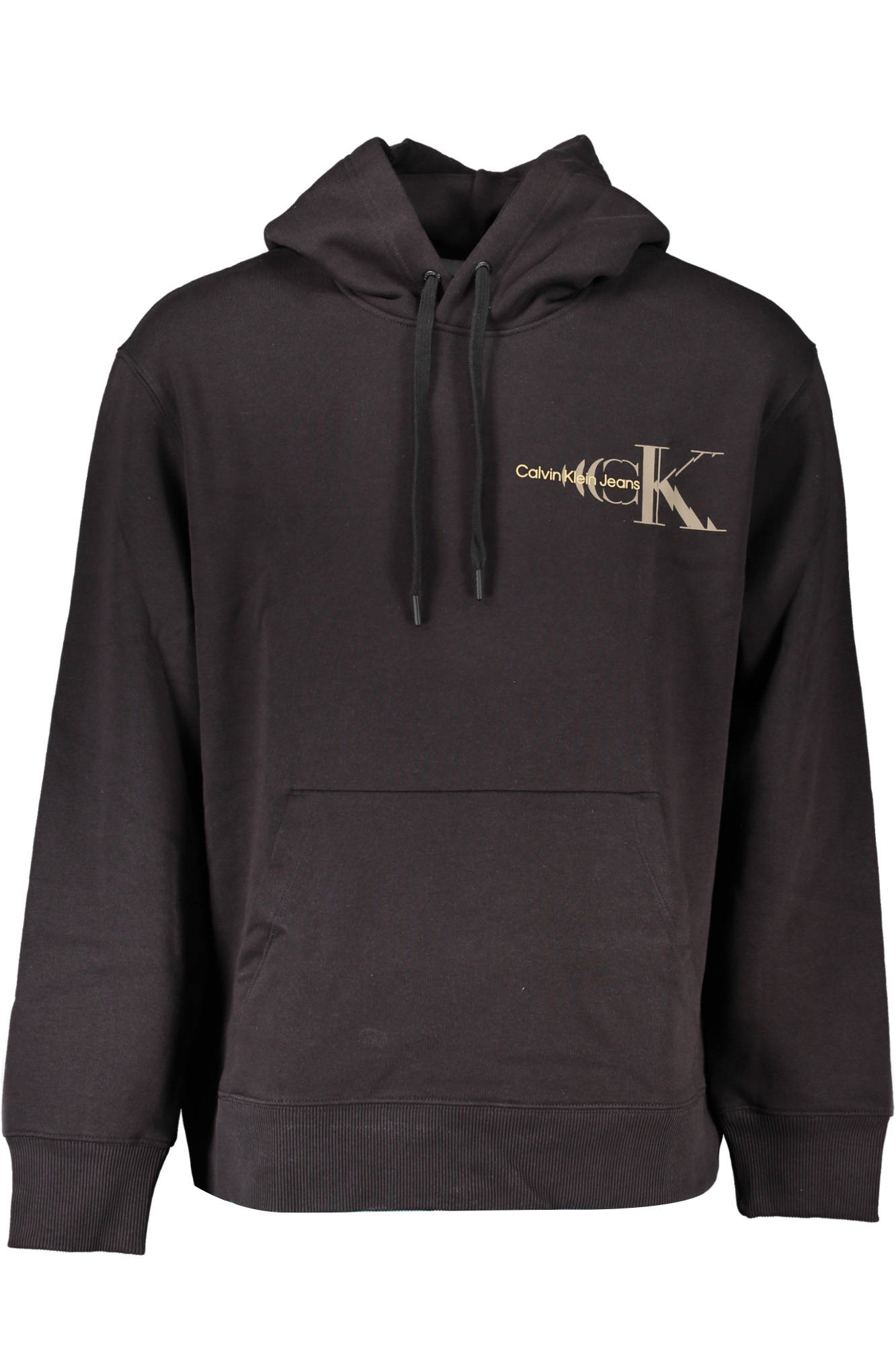 CALVIN KLEIN FELPA SENZA ZIP UOMO NERO