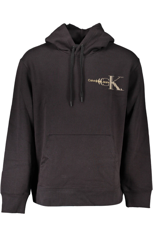 CALVIN KLEIN FELPA SENZA ZIP UOMO NERO