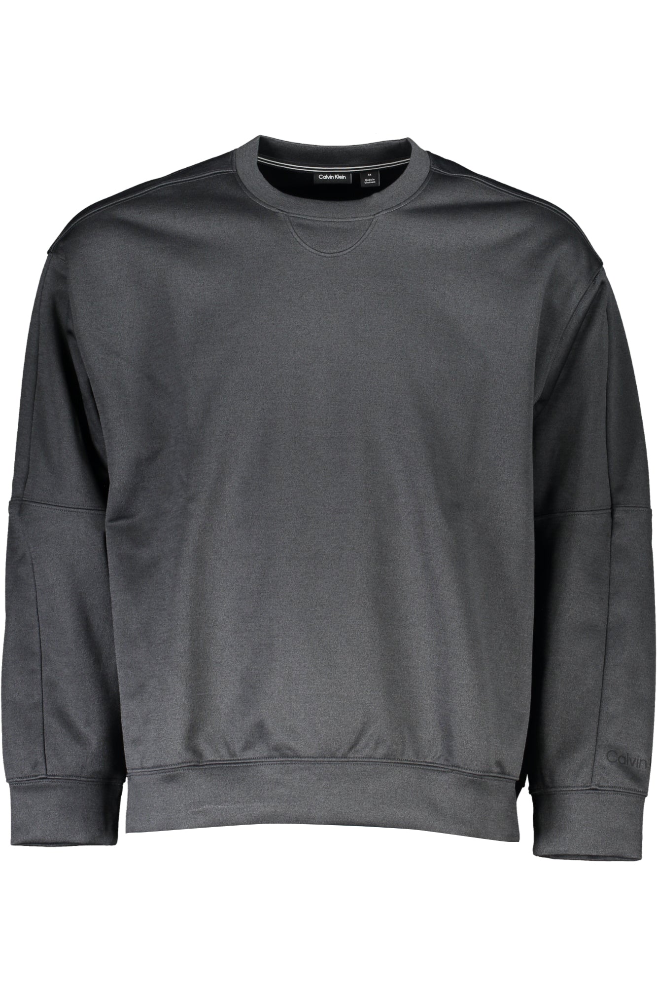 CALVIN KLEIN FELPA SENZA ZIP UOMO NERO