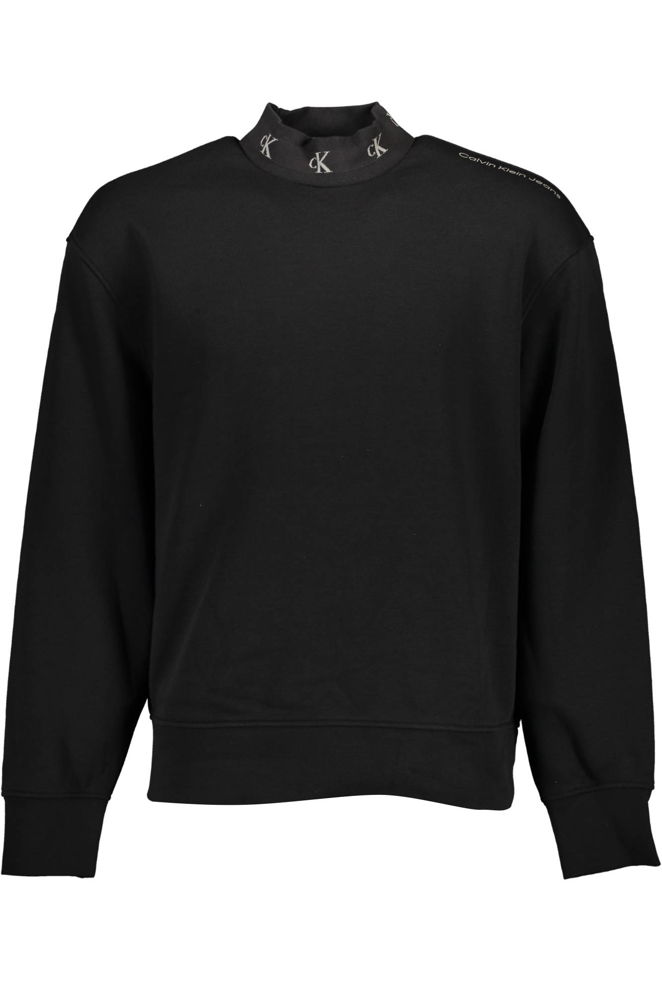CALVIN KLEIN FELPA SENZA ZIP UOMO NERO