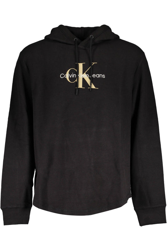 CALVIN KLEIN FELPA SENZA ZIP UOMO NERO