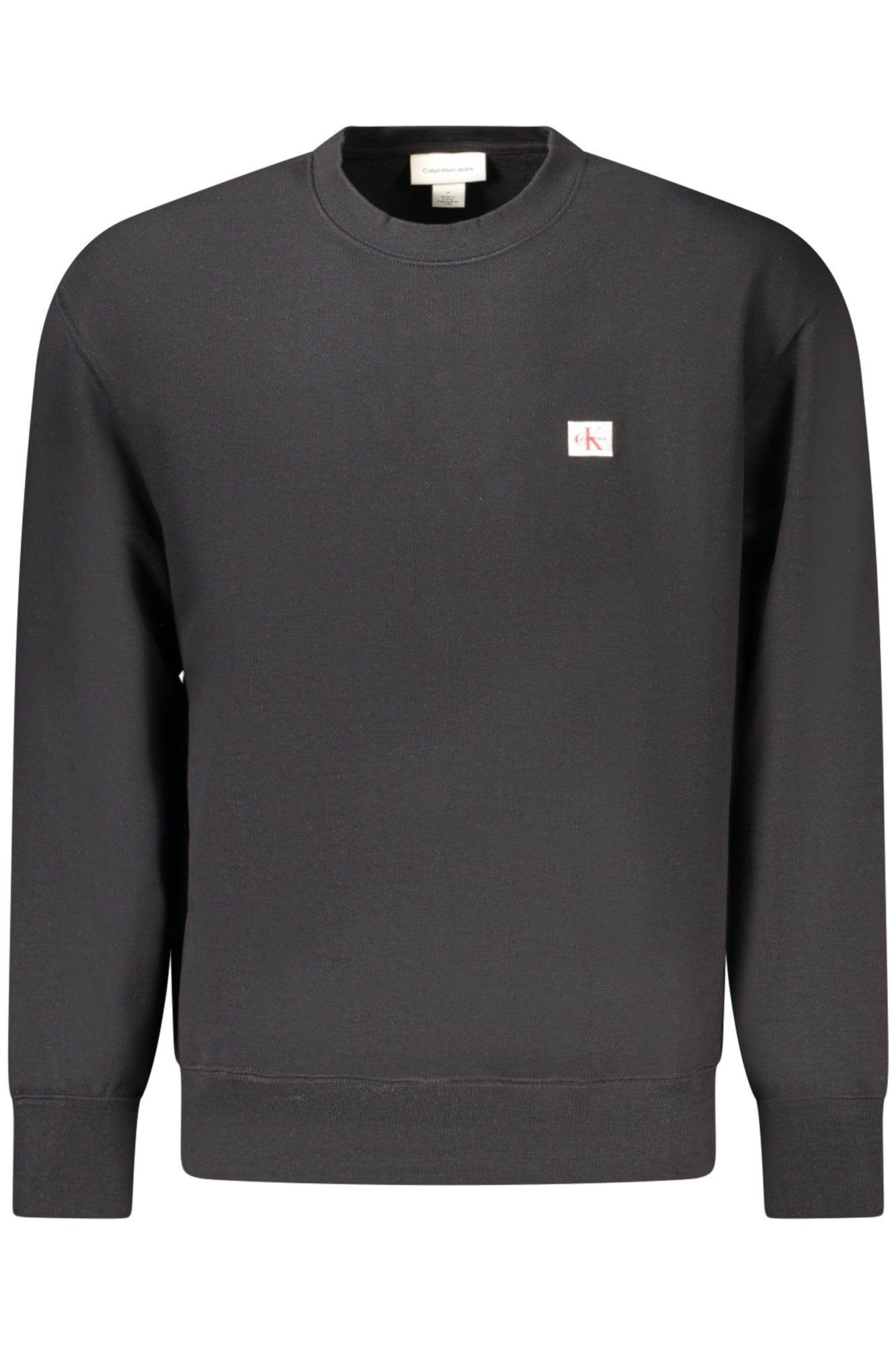 CALVIN KLEIN FELPA SENZA ZIP UOMO NERO