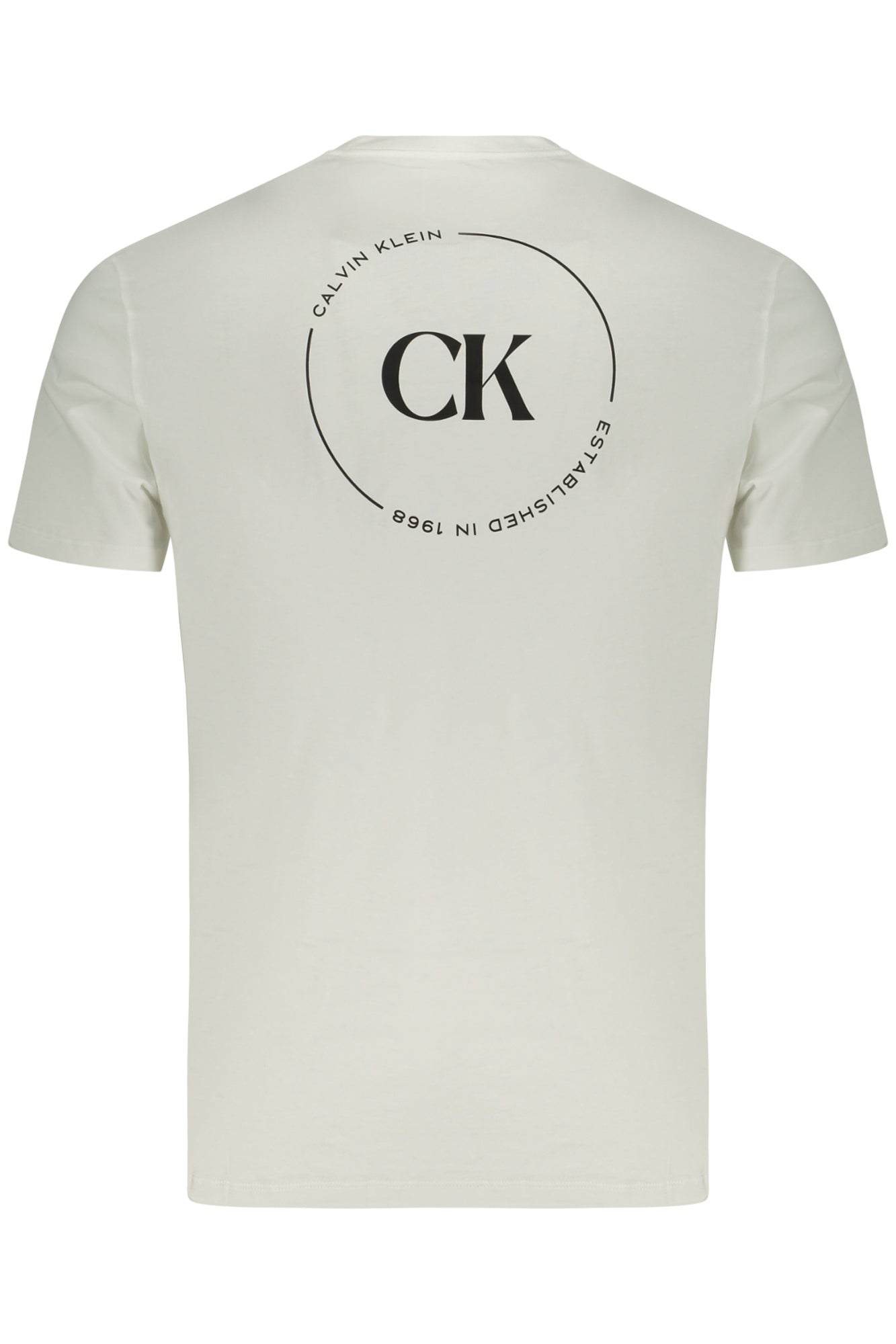 CALVIN KLEIN T-SHIRT MANICHE CORTE UOMO BIANCO