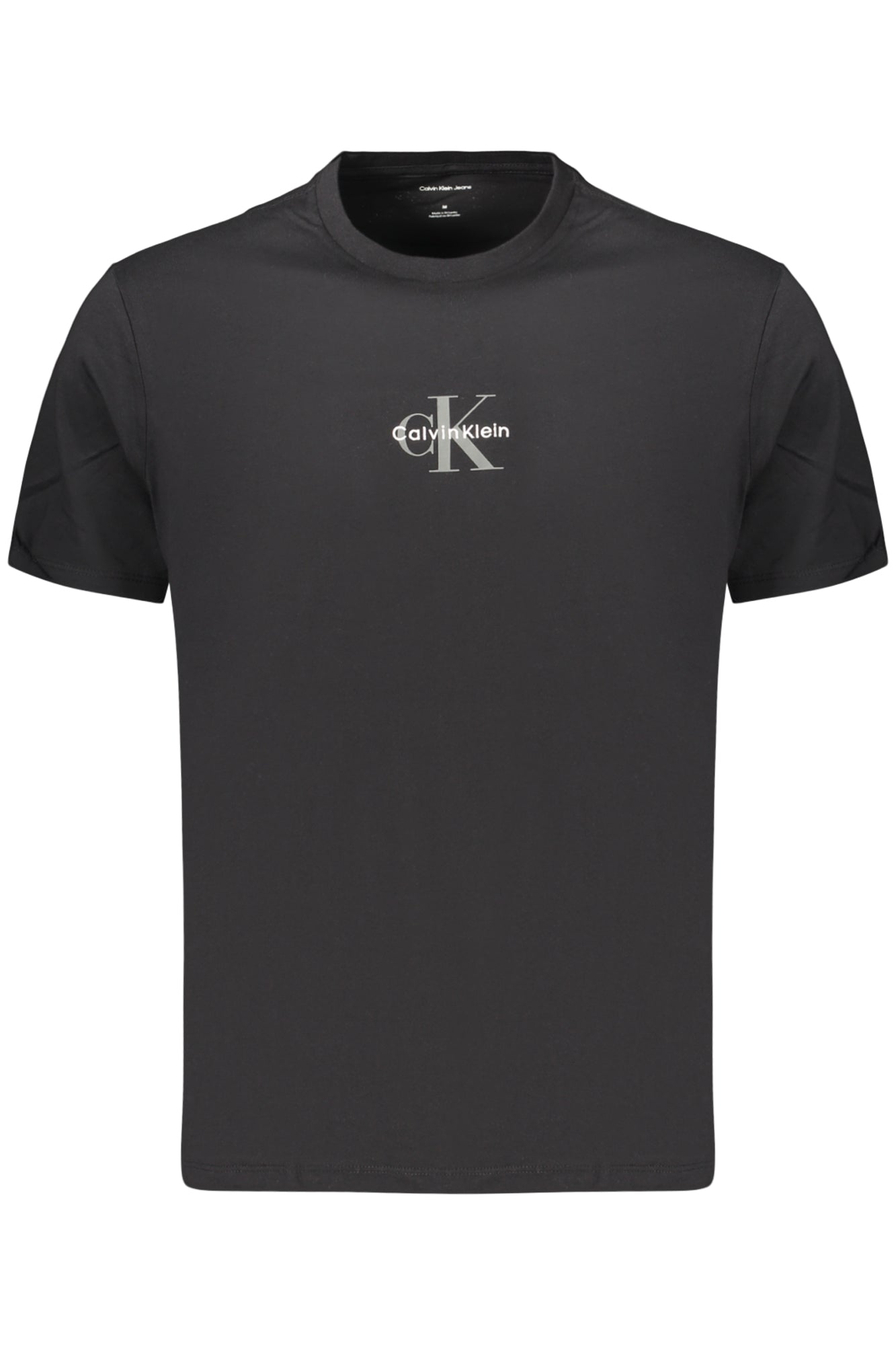 CALVIN KLEIN T-SHIRT MANICHE CORTE UOMO NERO