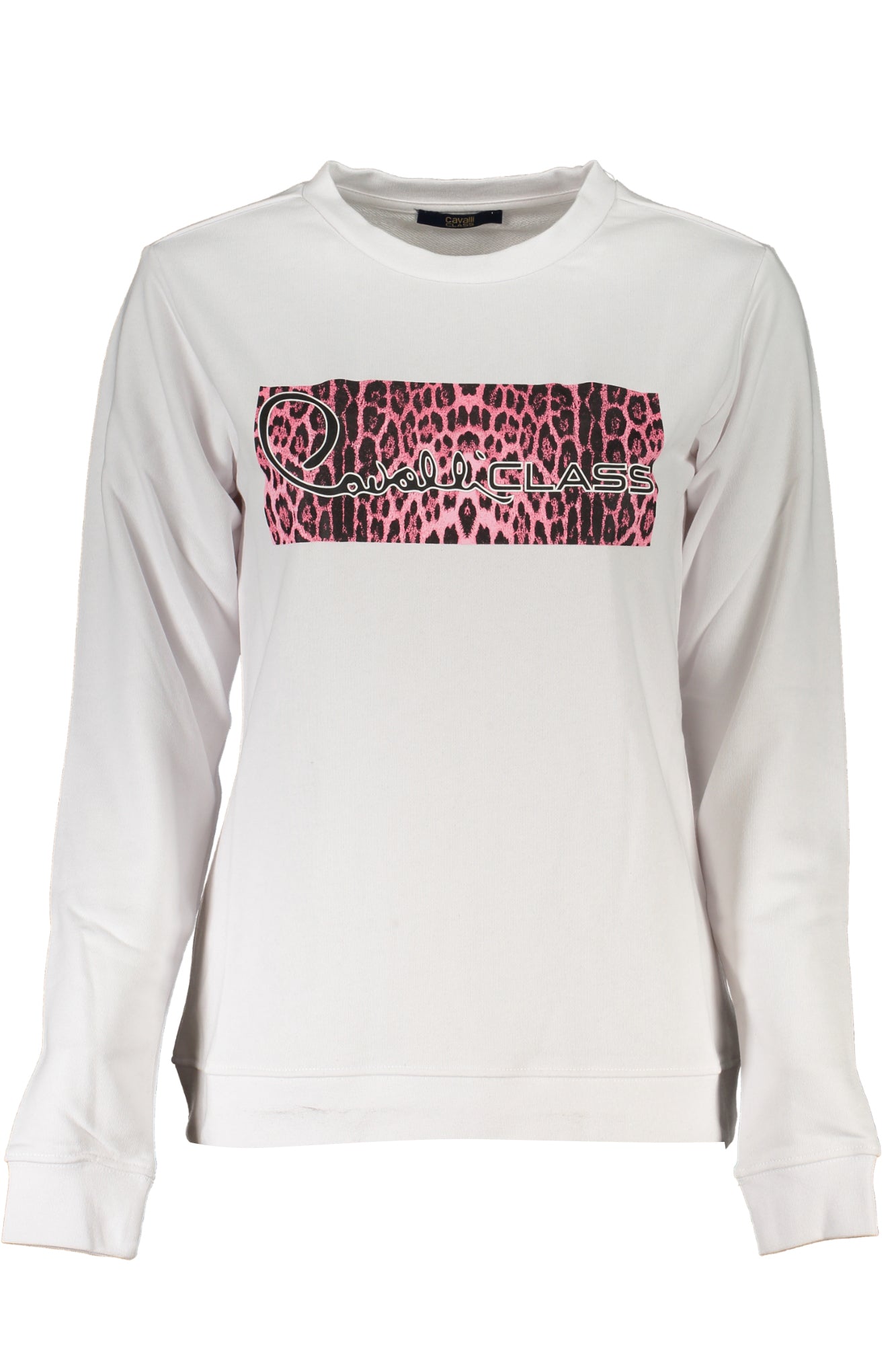 CAVALLI CLASS FELPA SENZA ZIP DONNA BIANCO