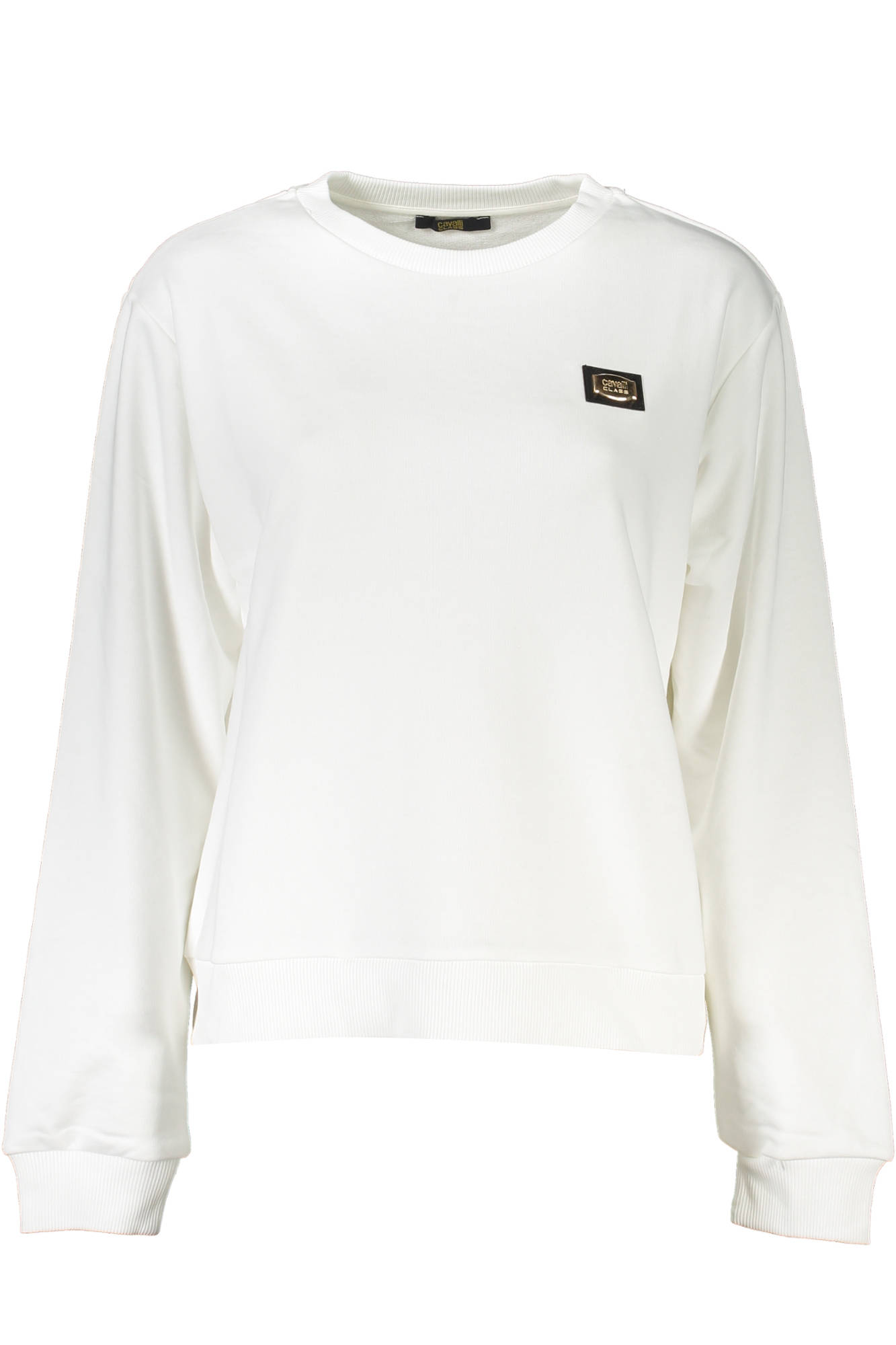 CAVALLI CLASS FELPA SENZA ZIP DONNA BIANCO