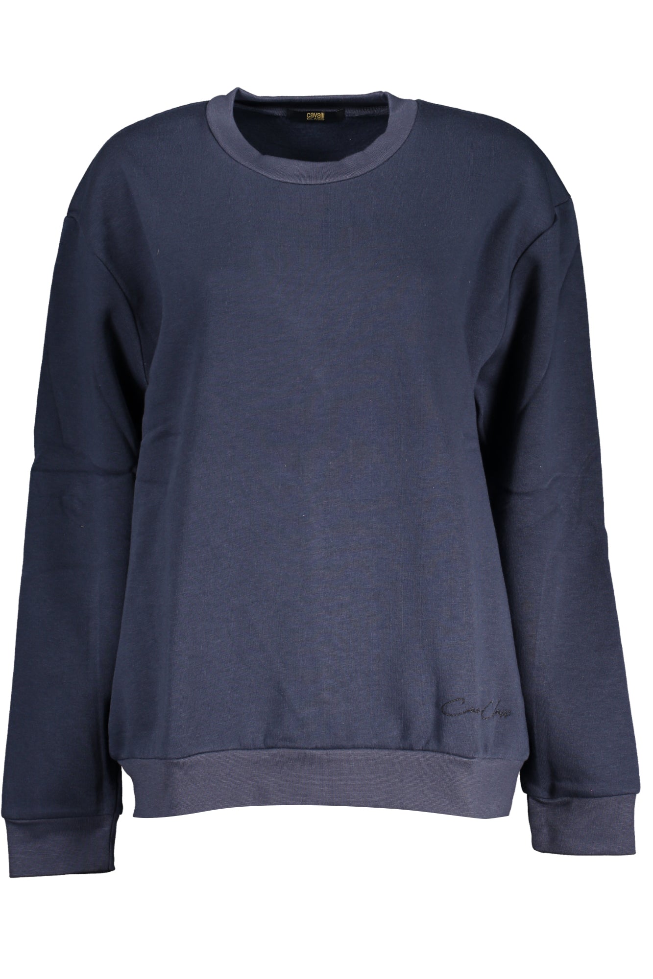 CAVALLI CLASS FELPA SENZA ZIP DONNA BLU