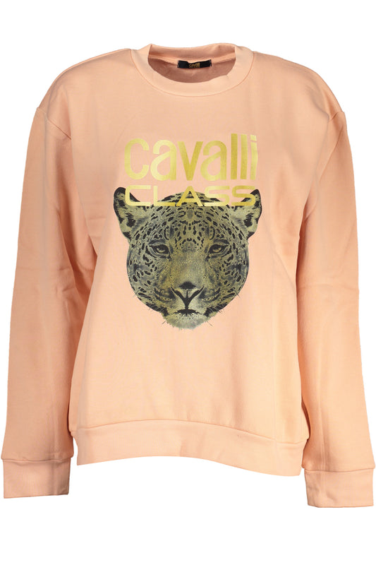 CAVALLI CLASS FELPA SENZA ZIP DONNA ROSA
