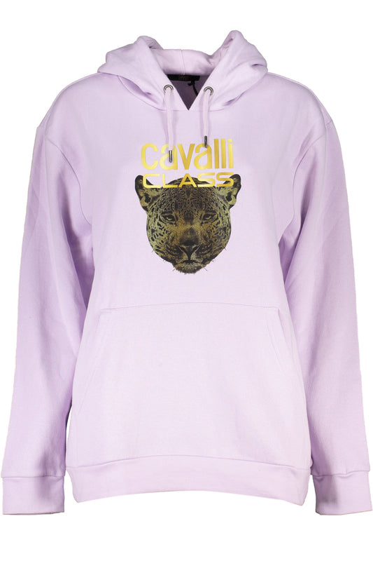 CAVALLI CLASS FELPA SENZA ZIP DONNA VIOLA