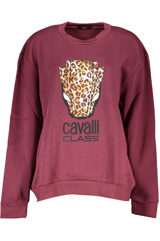 CAVALLI CLASS FELPA SENZA ZIP DONNA VIOLA