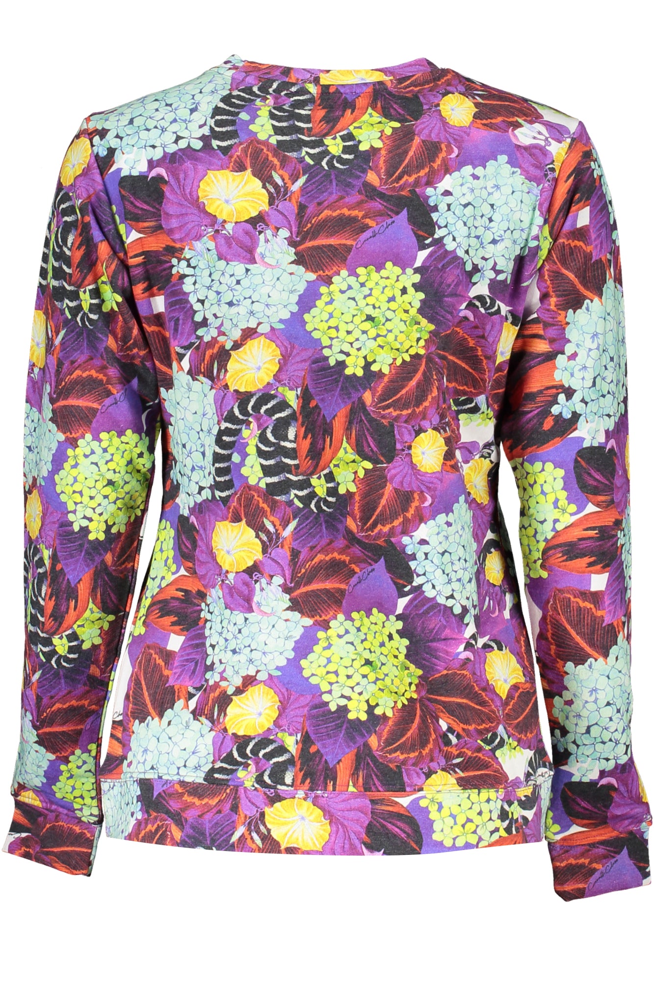 CAVALLI CLASS FELPA SENZA ZIP DONNA VIOLA