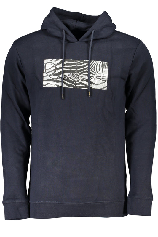 CAVALLI CLASS FELPA SENZA ZIP UOMO BLU