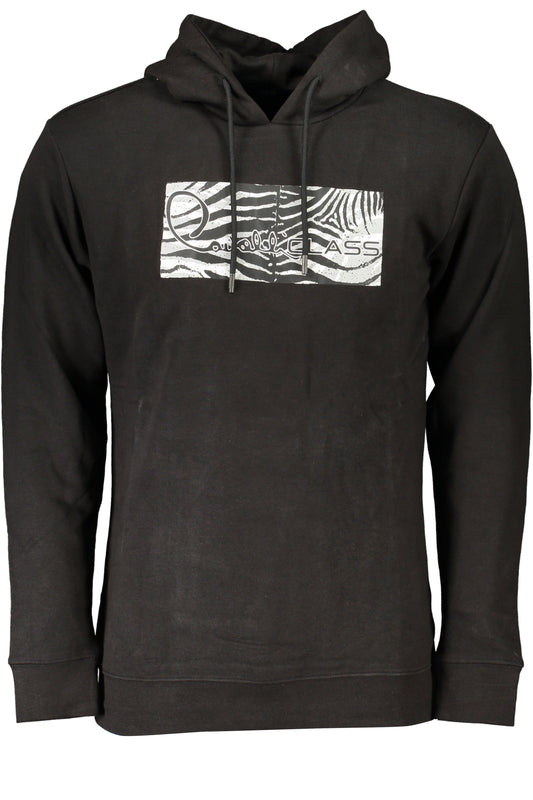 CAVALLI CLASS FELPA SENZA ZIP UOMO NERO