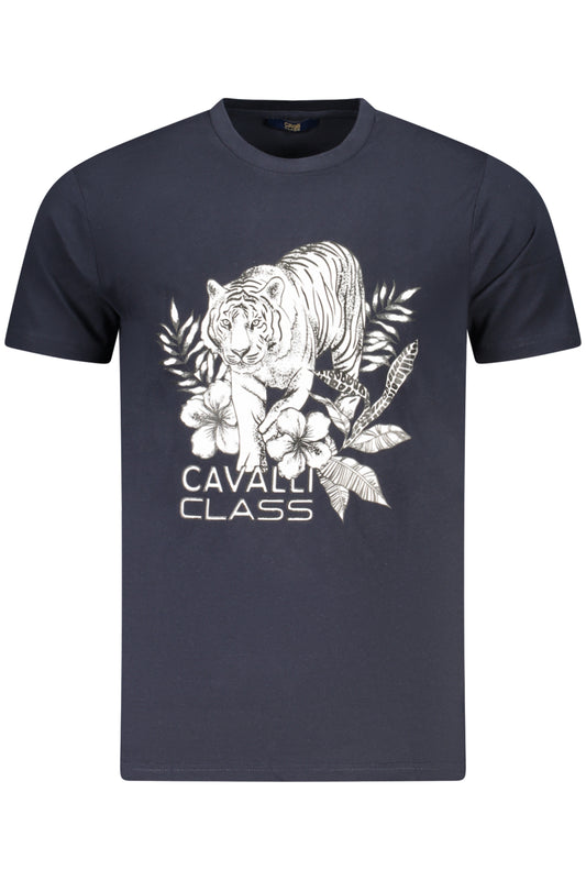CAVALLI CLASS T-SHIRT MANICHE CORTE UOMO BLU