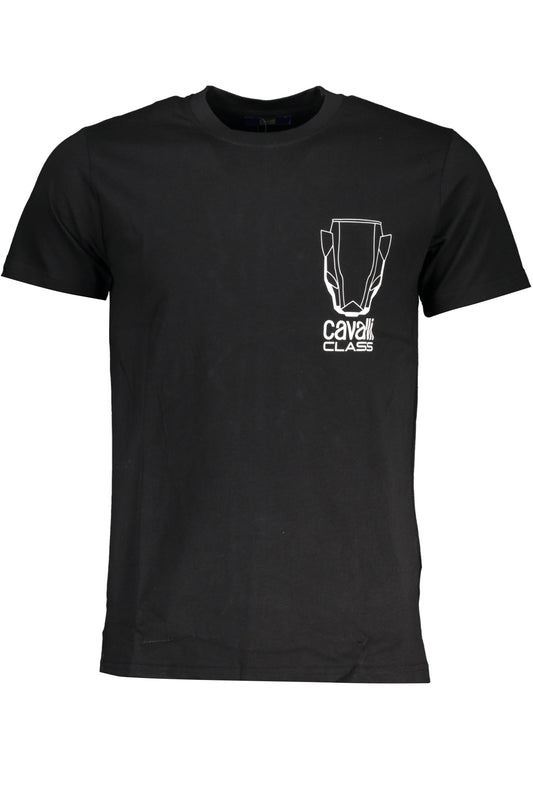 CAVALLI CLASS T-SHIRT MANICHE CORTE UOMO NERO