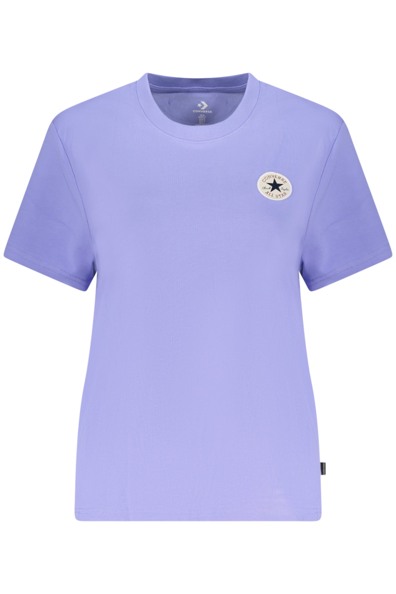 CONVERSE T-SHIRT MANICHE CORTE DONNA VIOLA