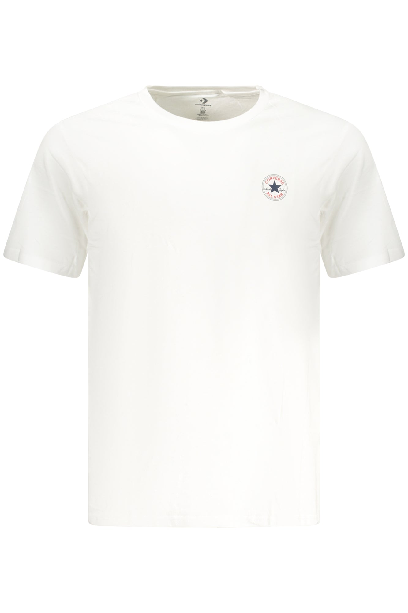 CONVERSE T-SHIRT MANICHE CORTE UOMO BIANCO