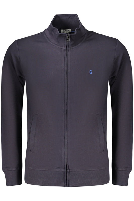 COVERI MOVING FELPA CON ZIP UOMO BLU