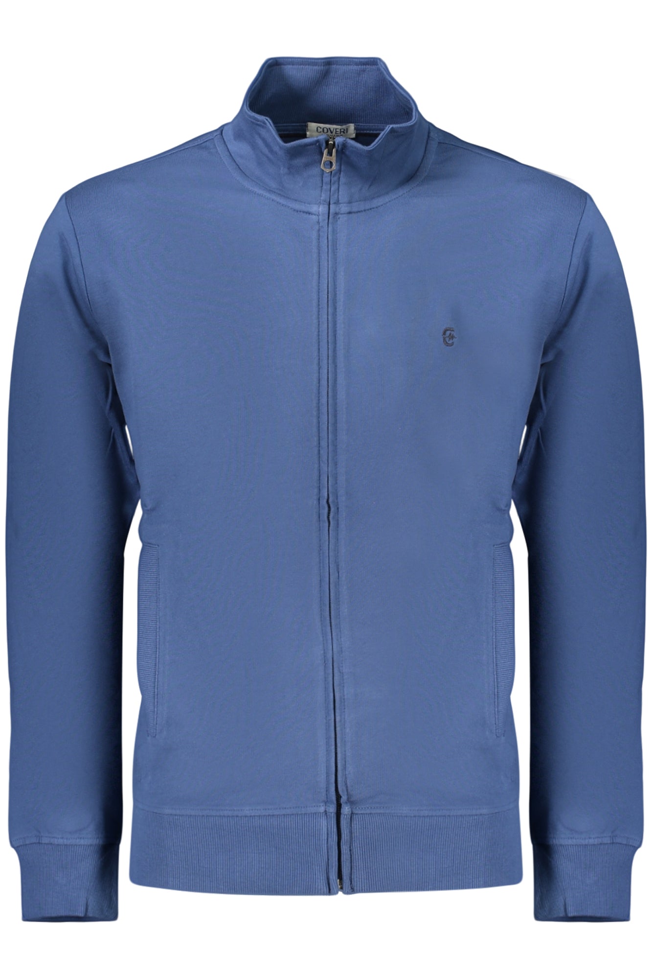 COVERI MOVING FELPA CON ZIP UOMO BLU