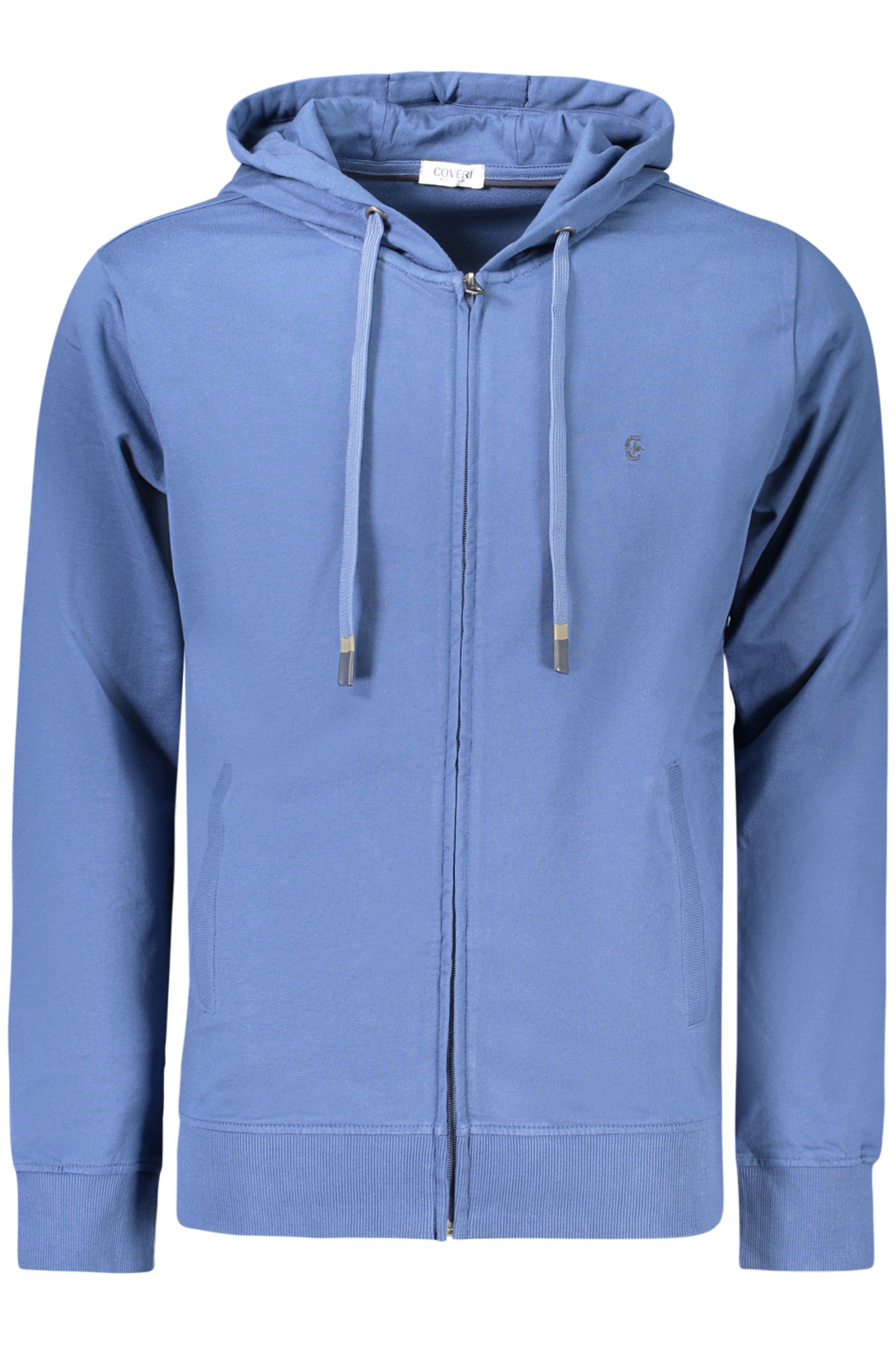 COVERI MOVING FELPA CON ZIP UOMO BLU