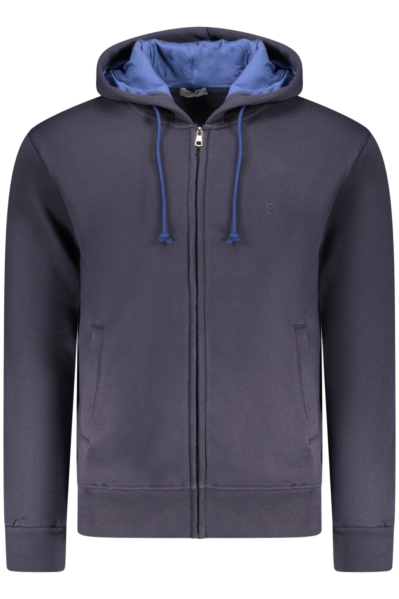 COVERI MOVING FELPA CON ZIP UOMO BLU