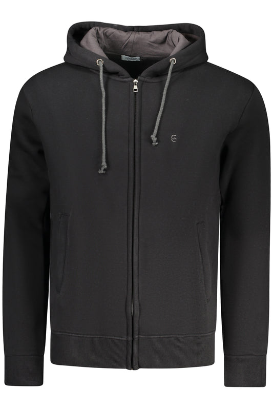COVERI MOVING FELPA CON ZIP UOMO NERO