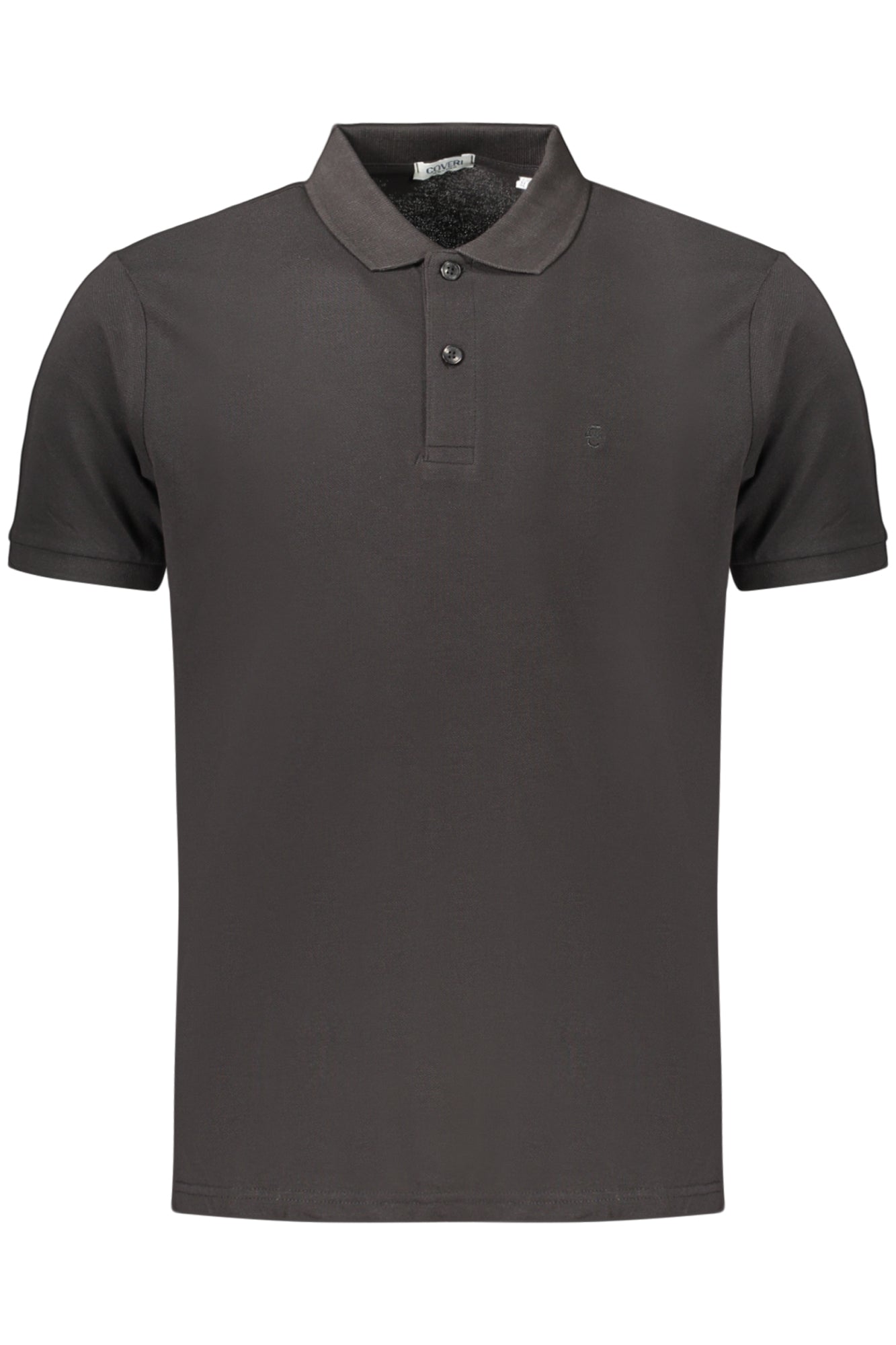 COVERI MOVING POLO MANICHE CORTE UOMO NERO