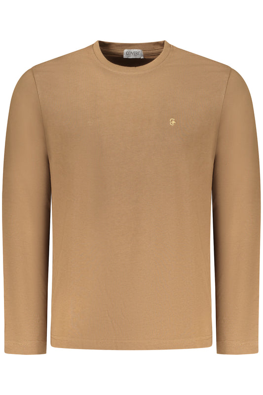 COVERI MOVING T-SHIRT MANICHE LUNGHE UOMO MARRONE