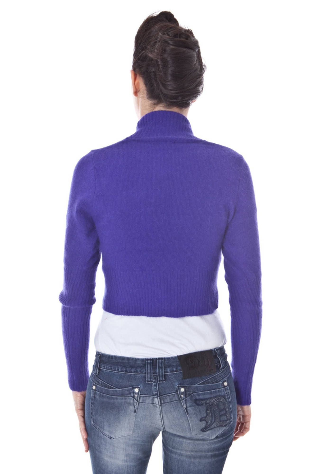 DATCH COPRISPALLE MANICHE LUNGHE DONNA VIOLA