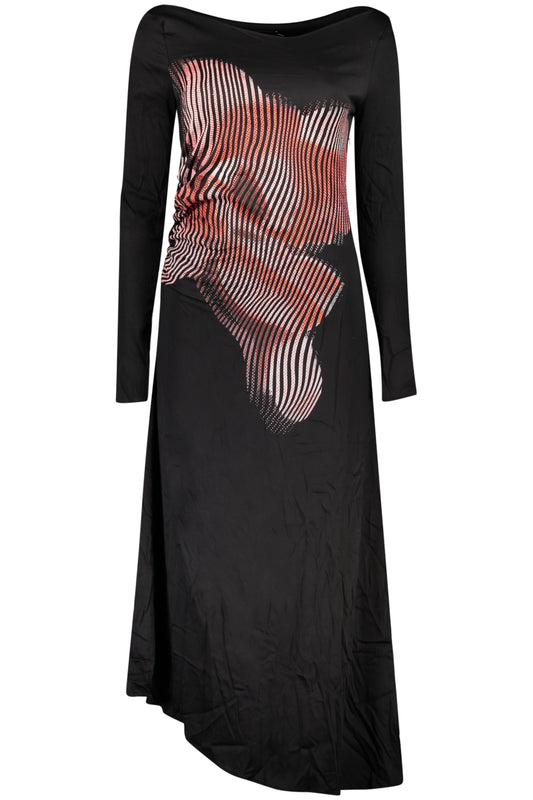 DESIGUAL ABITO LUNGO DONNA NERO